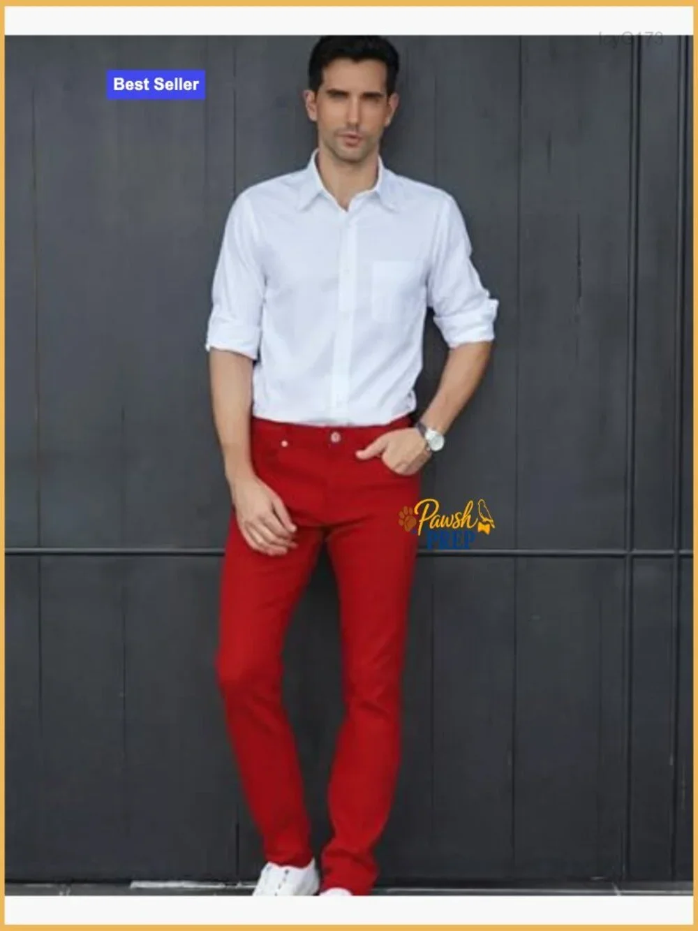 Men's Slim-Fit Stretch Denim Jeans 5-Pocket Casual